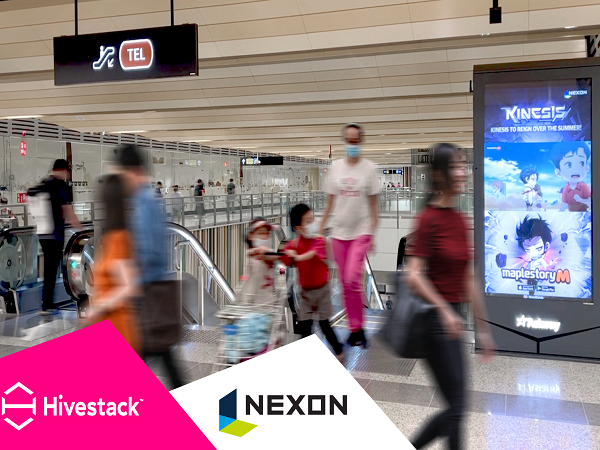 Nexon and Hivestack activate a cross-border programmatic digital out of home campaign from South Korea into Singapore